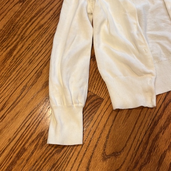 Crewcuts Girl’s White Cardigan Size M (8-9) - Picture 6 of 7